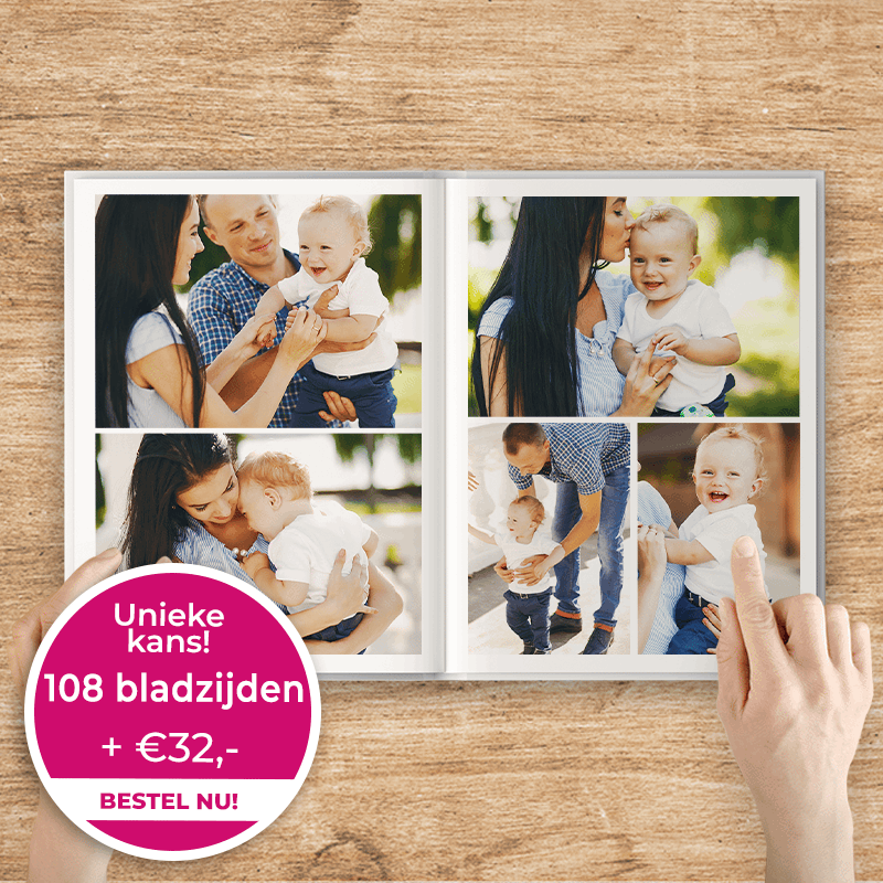 Fotoboek A4 108bladzijden